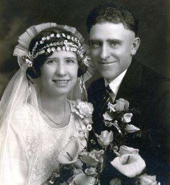 Lillian Motz and Garvin Bauer Wedding